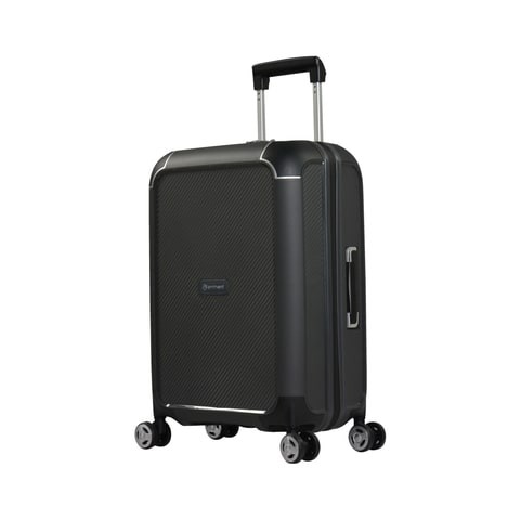 Eminent Brand Hardsided PP Medium Check-In Size 76 Centimeter (28 Inch) 4 Twin-Wheel Spinner Luggage Trolley in Dark Grey Color B0002-28_GRY