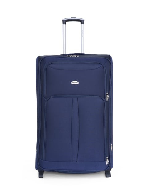 Senator Brand Softside Small Cabin Size 50 Centimeter (20 Inch) 2 Wheel EVA Luggage Trolley in Blue Color KH108-20_BLU