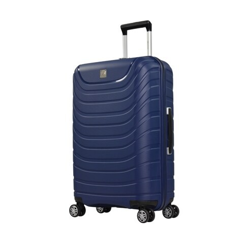 Eminent Brand Hardsided PP Small Check-In Size 66 Centimeter (24 Inch) 4 Twin-Wheel Spinner Luggage Trolley in Dark Blue Color B0011-24_DBL