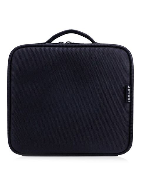 MissTiara Makeup Oganizer Bag With Adjustable Case P03 Black