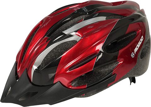 Mogoo Adult Sports Helmet &ndash; Red (MV26) (Large)