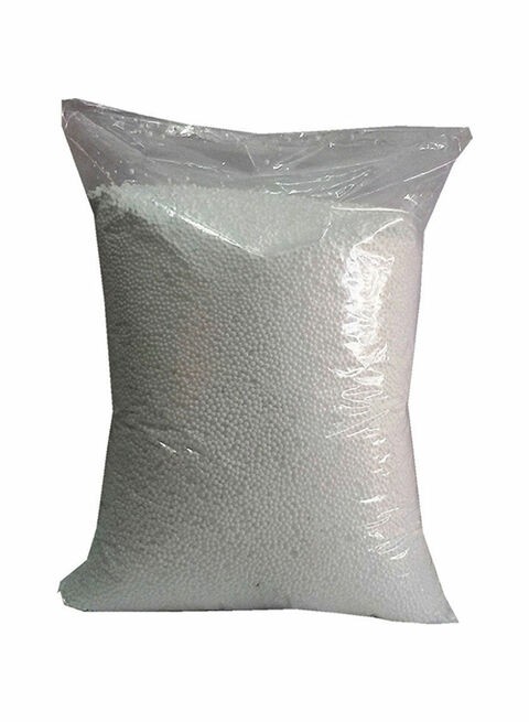 Luxe Decora Polystyrene Virgin Bean Bag Filler White 1kg