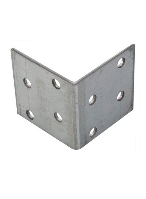 suki Zinc Plated Angle Bracket Silver