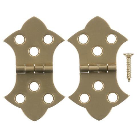 Ace Brass Decorative Hinge (3.8 X 5.7 Cm, 2 Pc.)