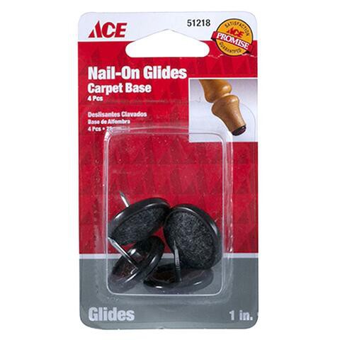 Ace Nail-On Glides (2.5 Cm, Black)