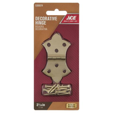 Ace Brass Decorative Hinge (7.7 Cm, 2 Pc.)