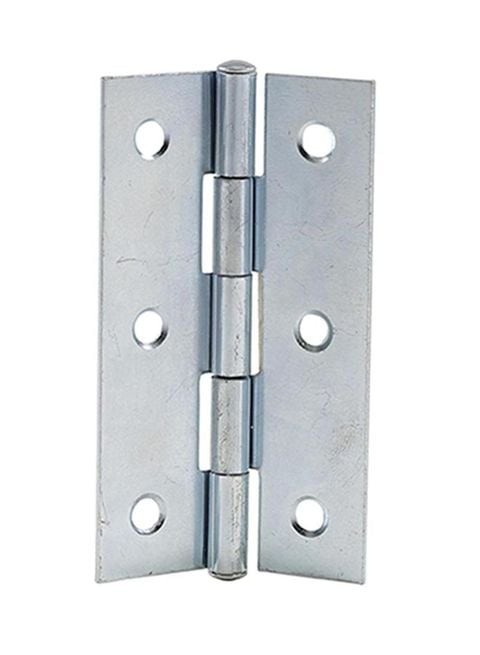 Hettich Zinc Plated Casket Hinge Silver 80 x 45millimeter