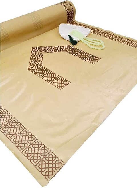 GETJZ Disposable Prayer Mat (25 Pcs Roll) Sajjada Janamaz 60 cm x 110 cm سجادة صلاة استخدام مرة واحدة العلبة تشمل 100 قطعة