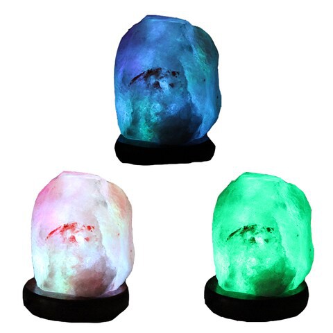 Generic Multi Color USB Himalayan Salt Lamp- Natural