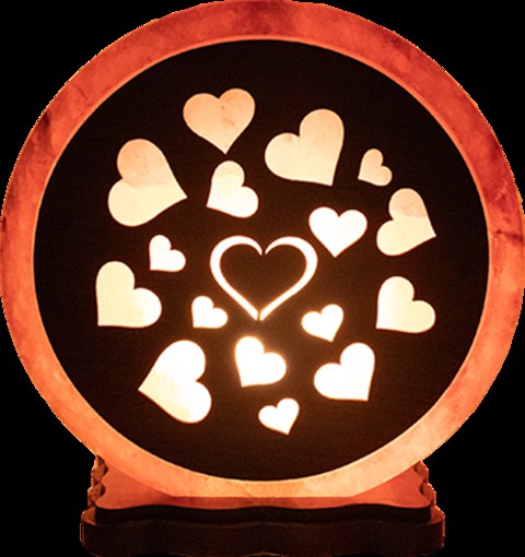 Generic Himalayan Salt Lamp - Roundsheet Heart