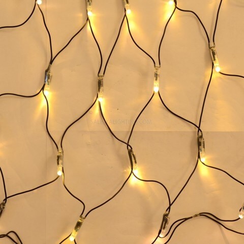 String Decoration Net Lights Warm White Steady On LED (1.6M x 4M) for Christmas, Wedding and Parties