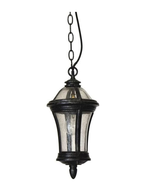 Al Salhiya Lighting - Outdoor Hanging Light Black/Clear 20 x 42centimeter