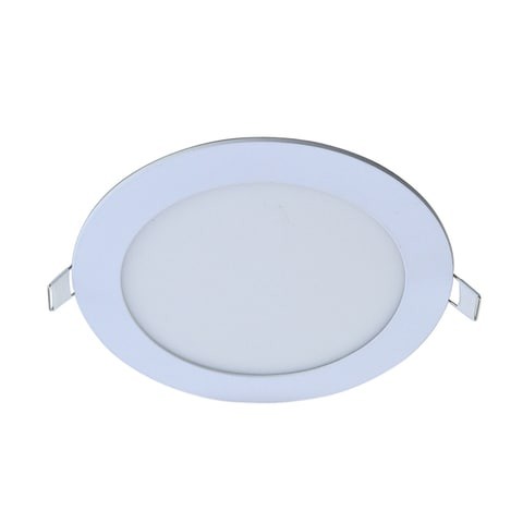 Generic-Ultra Thin 12W Recessed Ceiling Panel Lamp Down Light Circular Round Shape AC85-265V 60 LED for Bedroom Living Room Dining Hall Cafe Shop Home Decoration