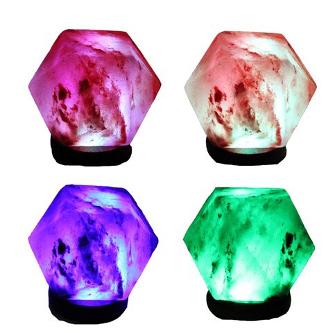 Generic Multi Color USB Himalayan Salt Lamp- Diamond