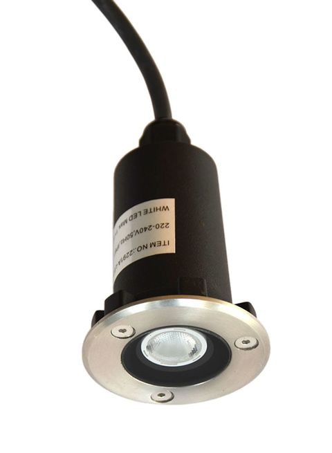 Al Salhiya Lighting - Garden Buried Light Black/Silver 7 X 11 X 7centimeter