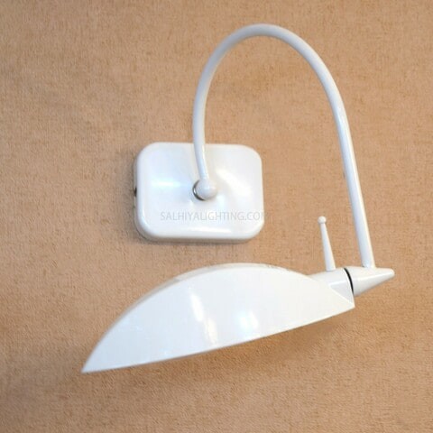 Indoor Wall Light Steel Sconce-0324501-WH-1XE14- White