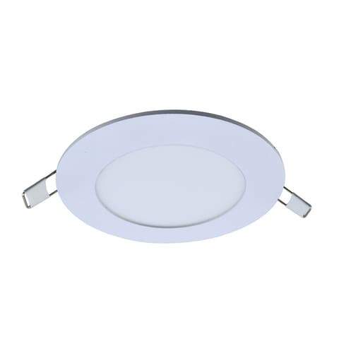 Generic-Ultra Thin 6W Recessed Ceiling Panel Lamp Down Light Circular Round Shape AC85-265V 30 LED for Bedroom Living Room Dining Hall Cafe Shop Home Decoration