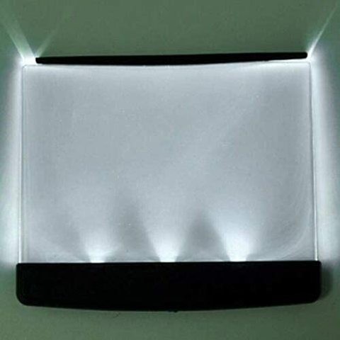 Generic - LED Light Wedge Eyes Protect Panel Book Reading Lamp Paperback Night Vision