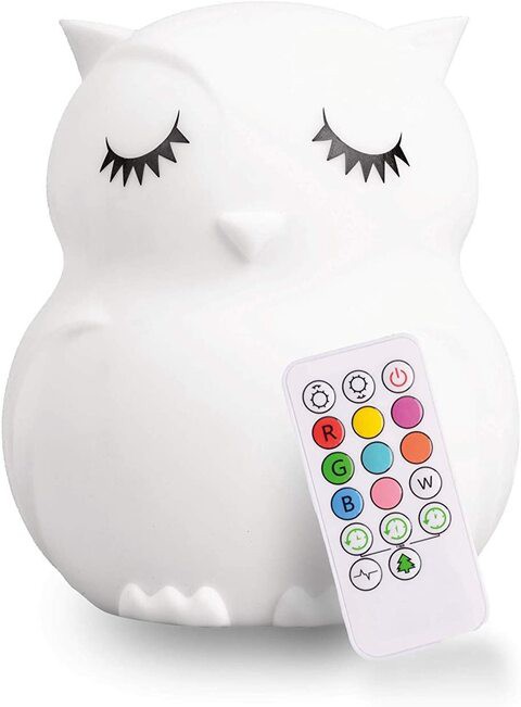 Lumipets Silicone Baby Night Light - Owl