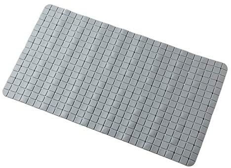 Non Slip Shower Mat Grey 78 x 35 cm