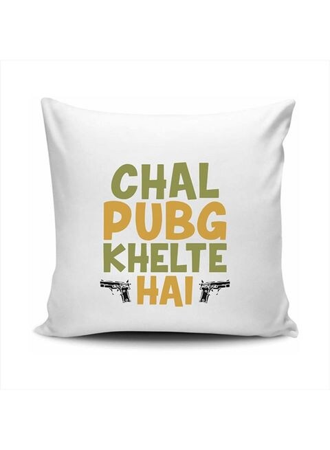 FMstyles Chal Pubg Khelte Hain Cushion