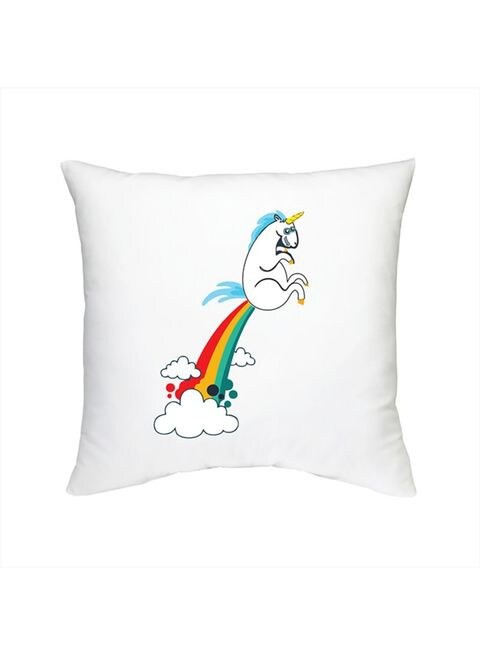 FMstyles Funny Unicorn Fart Rainbow Cloud Cushion