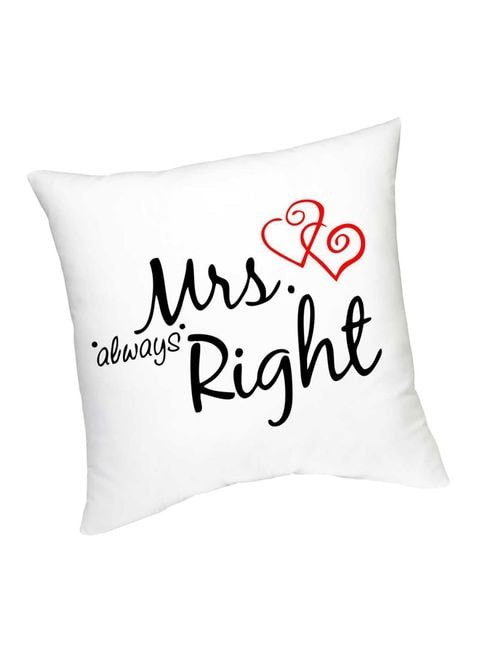 FMstyles Mrs. Always Right Printed Cushion