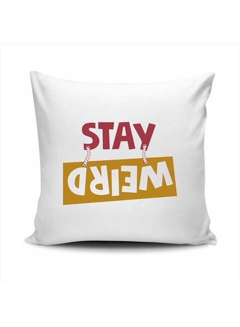 FMstyles Wanna Stay Weird Cushion