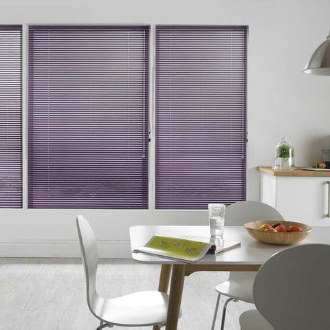 Madiba Plum Venetian Blinds W: 150cm H: 200cm