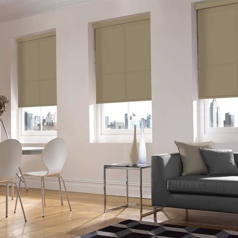 Chelsea Biscuit Translucent Roller Blinds W: 180cm H: 200cm