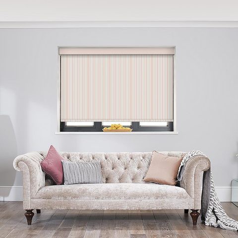 Candy Crush Tea Pink  Translucent Roller Blinds W: 200cm H: 200cm