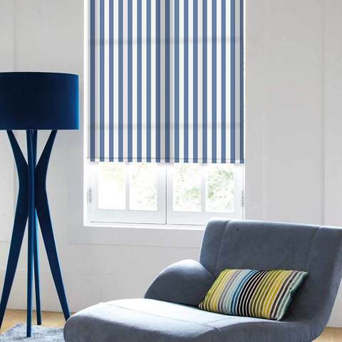 Awning Periwinkle Blackout Roller Blinds W: 120cm H: 200cm