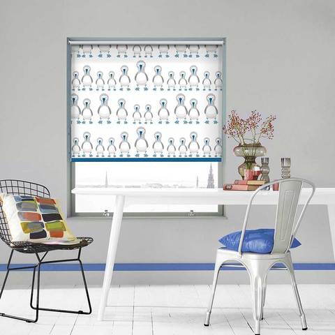 Blue Footed Booby Translucent Roller Blinds W: 90cm H: 200cm