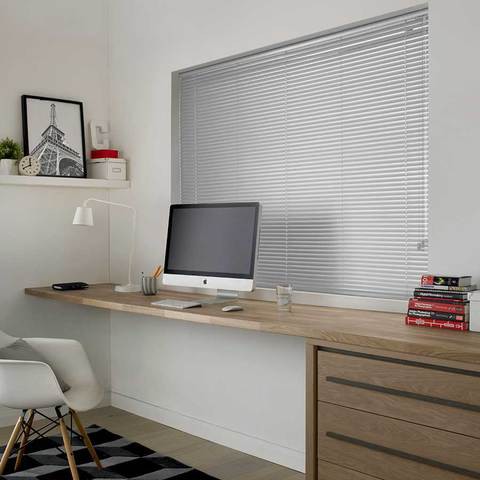 Madiba Silver Venetian Blinds W: 90cm H: 200cm