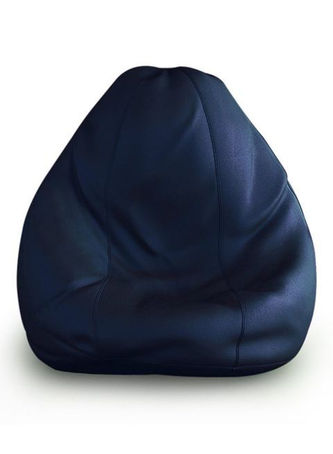 Comfy - PVC Leather Bean Bag Blue