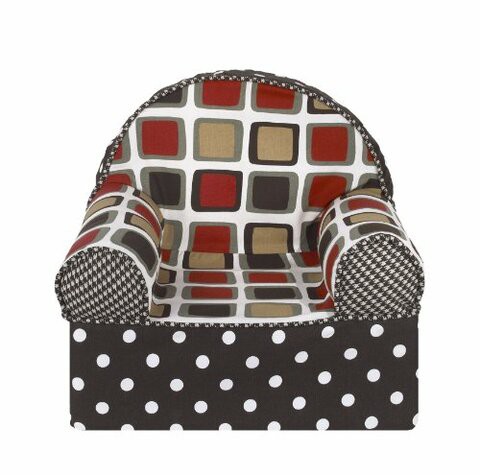 Cotton Tale Designs Baby&#39;s 1st Foam Toddler Chair, ONE SIZE, Houndstooth