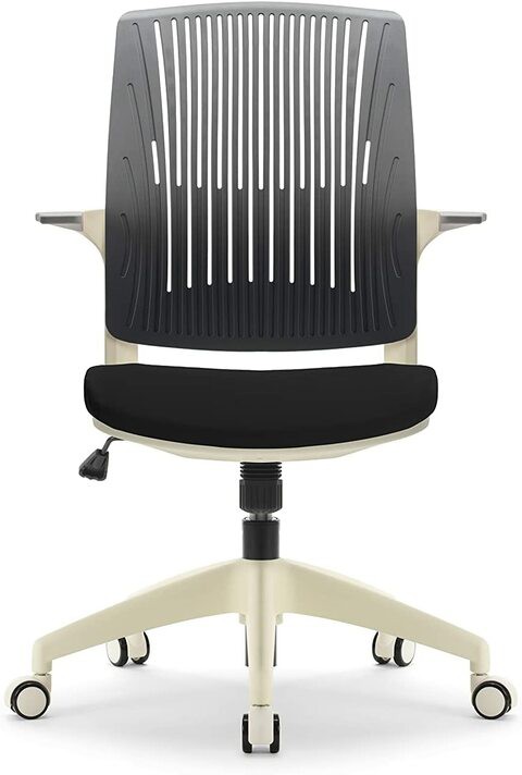 BASIC Chair, Ergonomic Desk Chair, Office &amp; Computer Chair for Home &amp; Office by Navodesk (BLACK &amp; WHITE)