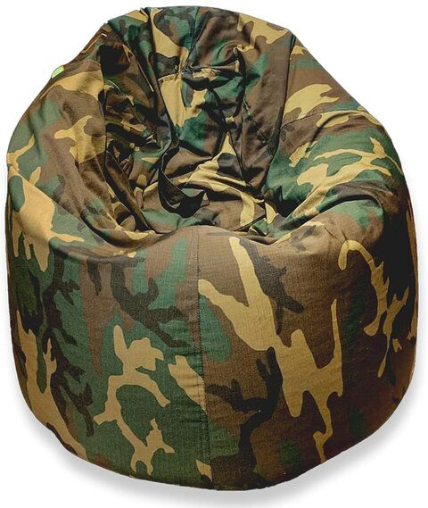 Luxe Decora Army Camouflage Bean Bag