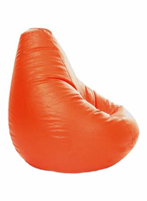 Luxe Decora Xl Tear Drop Beanbag Orange One Size