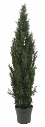 Nearly Natural 5292 6ft. Mini Cedar Pine Tree (Indoor/Outdoor),Green,6&#39;