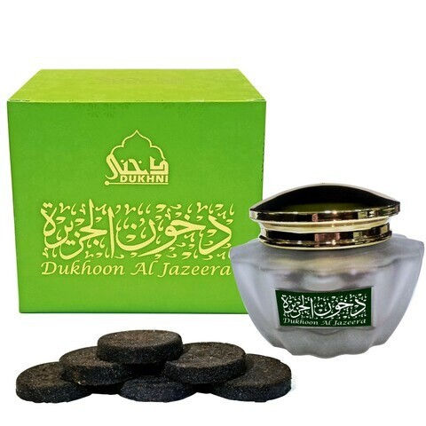 Dukhni-Dukhoon Al Jazeera Bakhoor- Green - 40 grams