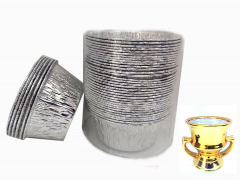 Saqoware 40 pcs Incence-Bakhoor Burner Aluminium Cups