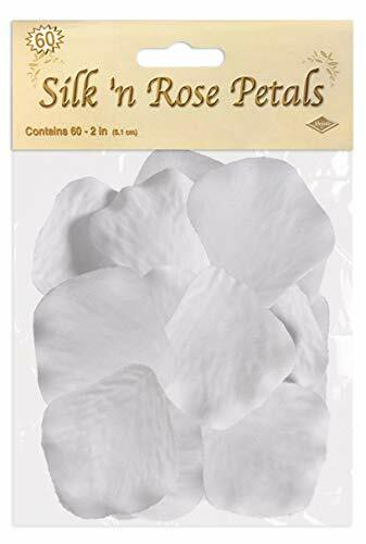 Beistle Silk &#39;N Rose Petals (white) (60/Pkg)