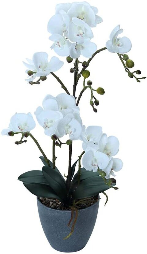 YATAI Artificial Orchid Flowers - White