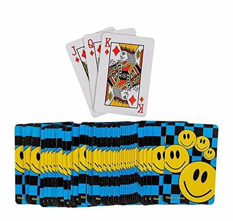 Rhode Island Novelty 2.5&quot; Mini Smiley Face Playing Cards