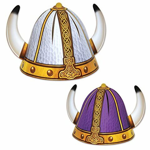 Beistle Viking Helmets, Multicolor (66533)