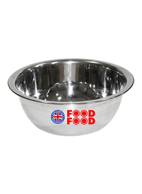 Generic Fanta Stainless Steel Bowl Silver 8 x 21cm