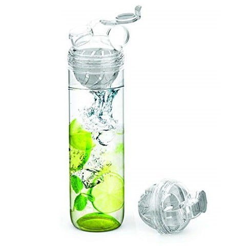 BATUMI - Fruit Infuser Sports Water Bottle I Healthy Flip-top BPA-Free Leakproof Tritan Bottles by Hans Larsen - 800 ml