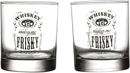 Ek Do Dhai Friskey Whisky Glass Set