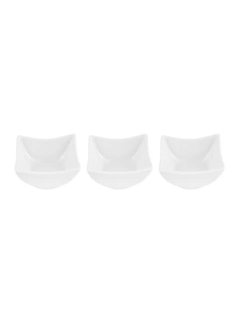 Delcasa 3-Piece Bowl Set White